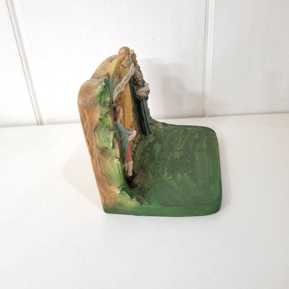 Vintage Chalkware Nativity Scene Base - Picture 5 of 7